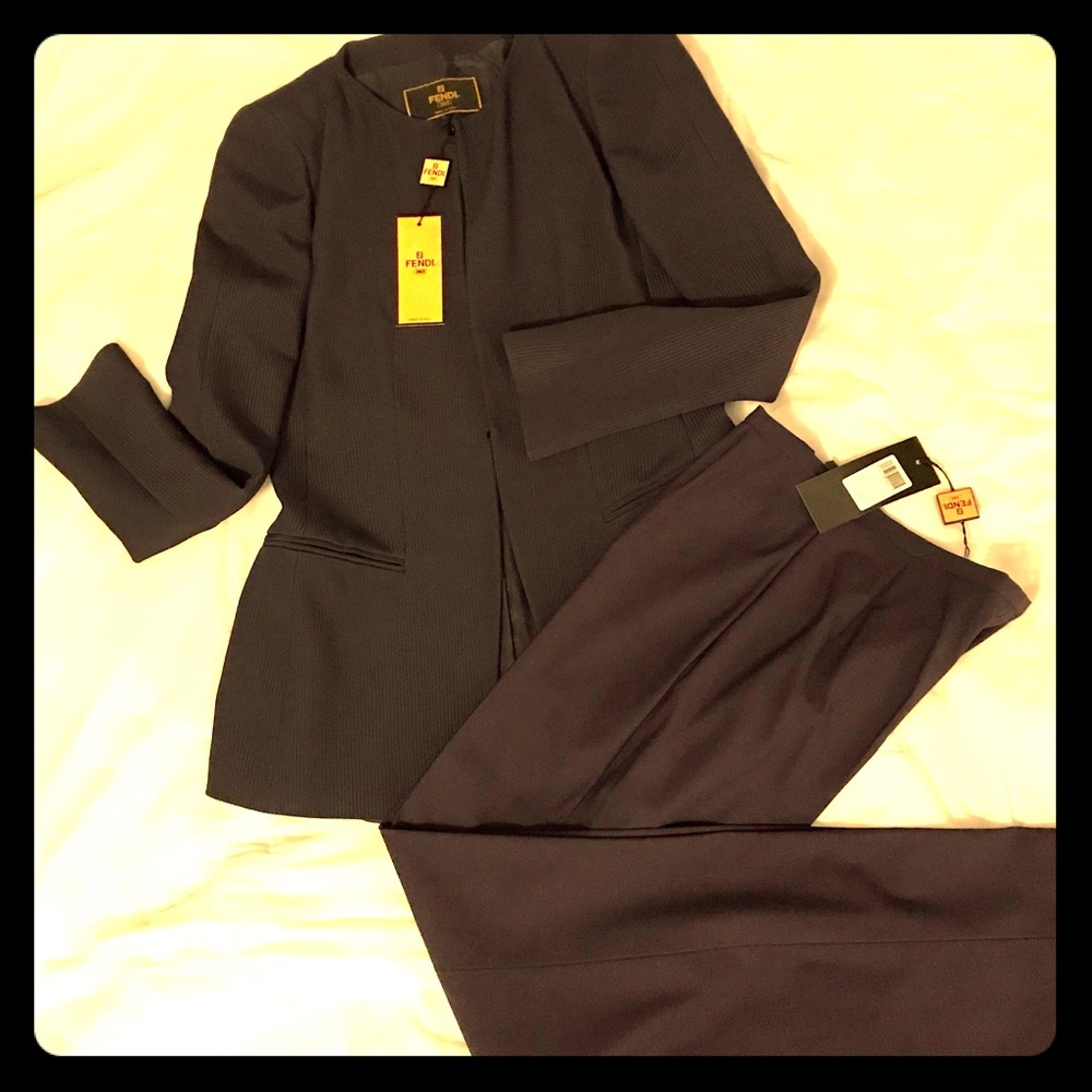 Fendi Two Piece Pants Suit